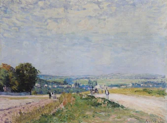 Droga do Montbuisson w Louveciennes, 1875